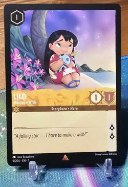 Lilo Making a Wish 9/204 Non Foil Rare Disney Lorcana NM - Image 1