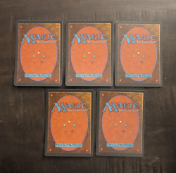 MTG Red Elemental Blast x5 – 4th Edition Core Set – Lot of 5 Vintage Magic Cards - Image 2