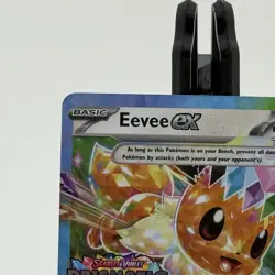 Prismatic Evolutions Eevee ex 075/131 Surprise Box Stamped Promo Card - Image 2