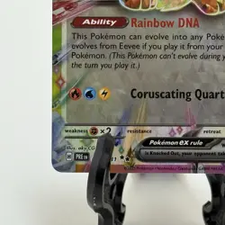 Prismatic Evolutions Eevee ex 075/131 Surprise Box Stamped Promo Card - Image 4