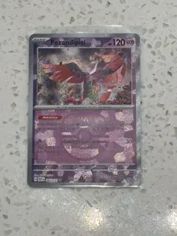 Pokemon Fezandipiti Masterball Holo Card 045/131 PRE Prismatic Evolutions MINT - Image 1