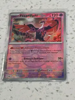 Pokemon Fezandipiti Masterball Holo Card 045/131 PRE Prismatic Evolutions MINT - Image 3