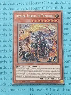 DOOD-EN026 Dogmatika Fleurdelis, the Thunderbolt Starlight Yu-Gi-Oh Card 1st New - Image 3