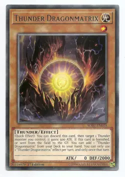 Thunder Dragonmatrix SOFU-EN018 Rare Yu-Gi-Oh Card English 1st Edition New - Image 1