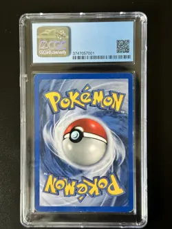 CGC 7 Rocket's Scyther 13/132 Holo SWIRL Gym Heroes Pokemon Card - Image 4