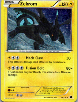 Zekrom - 39/116 (Cosmos Holo) Promo Miscellaneous Cards & Products 039/116 LP - Image 1