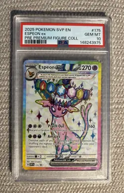 PSA 10 Espeon ex SVP175 Sv: Scarlet & Violet Promo Cards Holo - Image 1