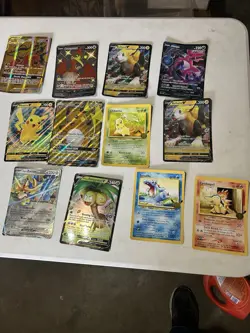 Lot Of 12 Jumbo Pokemon Cards Lp - Image 1