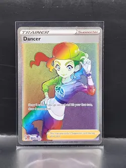 Pokemon TCG SWSH Fusion Strike Rainbow Secret Rare Dancer Card 274/264 - Image 1