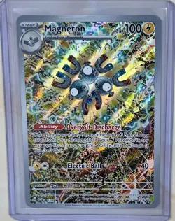 Pokemon Magneton 159 SVP Scarlet & Violet Promo Full Art Holo English Card - Image 1