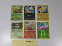 Pokemon Tcg Card Lot Of 6 Yuka Marii & Komiya NM / MP Reverse / Cosmos Holo - Image 1