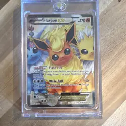 Pokemon Flareon EX Ultra Rare Full Art Holo Card 170 HP Generations RC28/RC32 - Image 1