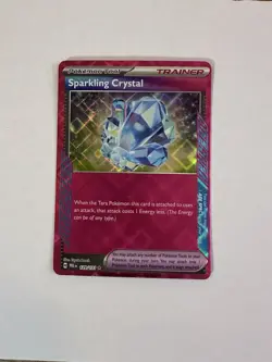 Pokemon Prismatic Evolutions TCG Holo Foil Card - Sparkling Crystal (129/131) - Image 1