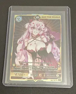 VCard Rising Stars First Edition Bao The Whale Ultra Rare 10 Holo Card - Image 1