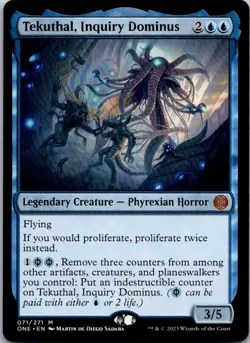 Tekuthal, Inquiry Dominus M Phyrexia: All Will Be One 71 NM - Image 1