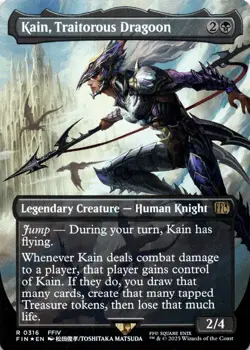 Kain, Traitorous Dragoon FOIL BORDERLESS Final Fantasy Regular - Image 1
