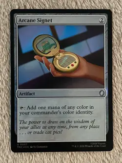 MTG - Sol Ring, Arcane Signet, Command Tower SURGE FOIL - NM - Commander Staples - Image 5