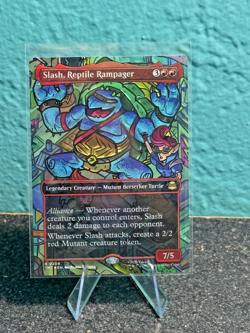Slash, Reptile Rampager (Borderless) Teenage Mutant Ninja Turtles Foil - Image 1