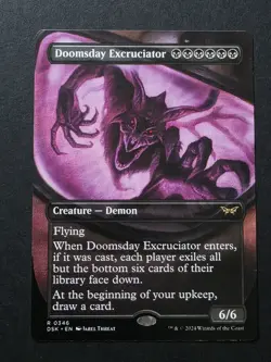 Doomsday Excruciator (Borderless) Duskmourn: House of Horror Regular - Image 1