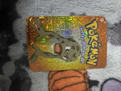 Geodude #74 - Vintage Vending Machine Prism Sticker 2000 - Pokemon Card - Image 1