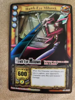 One Piece Hawk-Eye Mihawk Character Card SR GH026 Power 600 2005 - Image 1