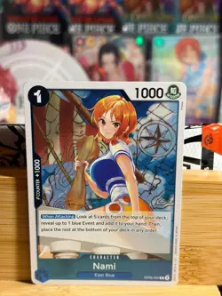 NAMI OP09-050 Emperors in the New World Rare Foil One Piece TCG Near Mint - Image 1
