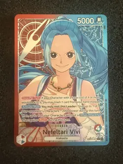 One Piece TCG - Nefeltari Vivi EB03-001 (Alt Art Leader) - Heroines Ed - English - Image 1