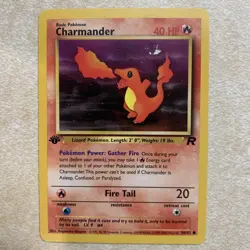 Charmander Common 1st Edition Team Rocket 50/82 Pokemon card - Image 1