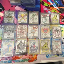 Pokemon card shiny ex lot 15 cards - Image 1