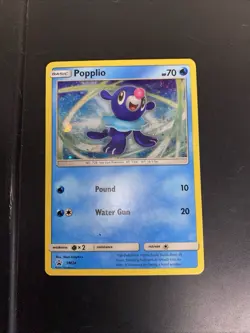 Pokemon Card - Popplio SM24 Holo Black Star Promo Card - Image 1