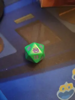 TEENAGE MUTANT NINJA TURTLES Purple Die Spindown D20 Donatello - Small Dmg - Image 1