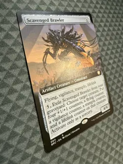 MTG Scavenged Brawler #064 Extended Art R Commander: The Brothers’ War (BRC) - Image 2