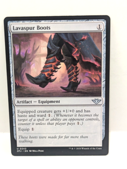 Lavaspur Boots - Outlaws of Thunder Junction - Regular - Uncommon - OTJ 243 - Image 1