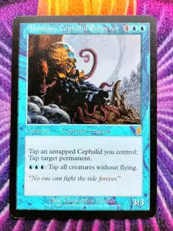 MTG Magic the Gathering - Aboshan, Cephalid Emperor - Image 1