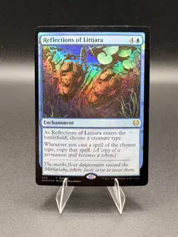 MTG 1x FOIL Reflections of Littjara # 400 Kaldheim PROMO Magic Gathering x1 NM - Image 1