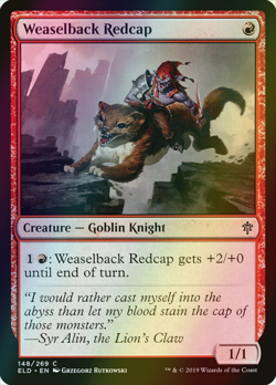 MTG Weaselback Redcap Foil ** Throne of Eldraine ** English (NM) - Image 1