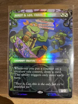 Mikey & Leo, Chaos & Order (Showcase) Teenage Mutant Ninja Turtles Foil - Image 1