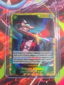 One Piece Dracule Mihawk OP14-119 SEC English - Image 1