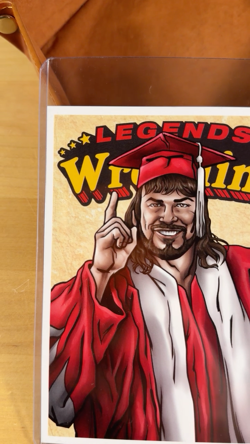 2025 The Genius Lanny Poffo SE Filsinger Games Legends of Wrestling Game Card - Image 2