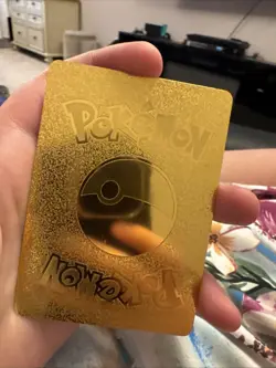 Pokemon Charizard VMAX Gold Metal Card Shining Fates SV107/SV122 Shiny Holo Rare - Image 2
