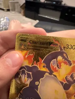 Pokemon Charizard VMAX Gold Metal Card Shining Fates SV107/SV122 Shiny Holo Rare - Image 3