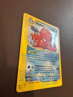 Pokemon Card Octillery H20/H32 Aquapolis Holo Rare 2002 Vintage TCG Foil - Image 4