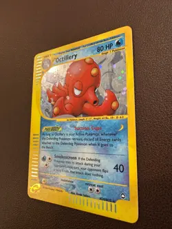 Pokemon Card Octillery H20/H32 Aquapolis Holo Rare 2002 Vintage TCG Foil - Image 5