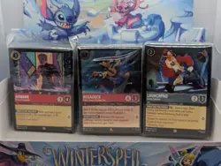 Disney Lorcana Winterspell 280+ Bulk Card Lot (C,UC,R,SR,L,E) Regular & Foil - Image 2