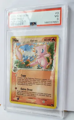 Mew Pop Series 5 Holo PSA 3 Delta Species 2007 Pokemon Card 3/17 - Image 2