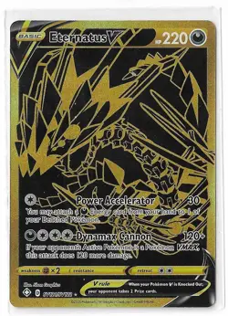 Eternatus V SV121/SV122 Shining Fates Shiny Vault SWSH Pokemon TCG Card NM - Image 1