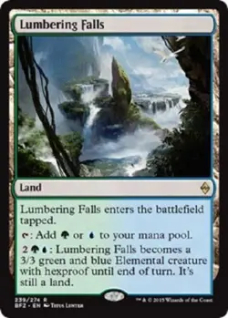 Lumbering Falls x4 Battle for Zendikar MtG NM - Image 1