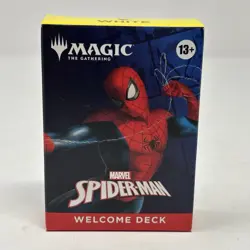 Magic The Gathering MTG Spiderman Marvel Welcome Deck WHITE New Sealed - Image 1