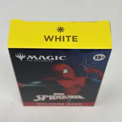 Magic The Gathering MTG Spiderman Marvel Welcome Deck WHITE New Sealed - Image 2