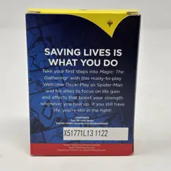 Magic The Gathering MTG Spiderman Marvel Welcome Deck WHITE New Sealed - Image 3